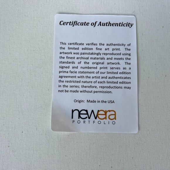 Canvas painting in frame Judy Paul "Lucky in Love" 24 inch x 24 inch - Picture 5 of 6